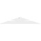 Ekena Millwork Richland Architectural Grade PVC Gable Bracket, 84"W x 14"H x 4"D x 6"F, 4/12 Pitch GBP084X14X0406RIC00 - alternate 5